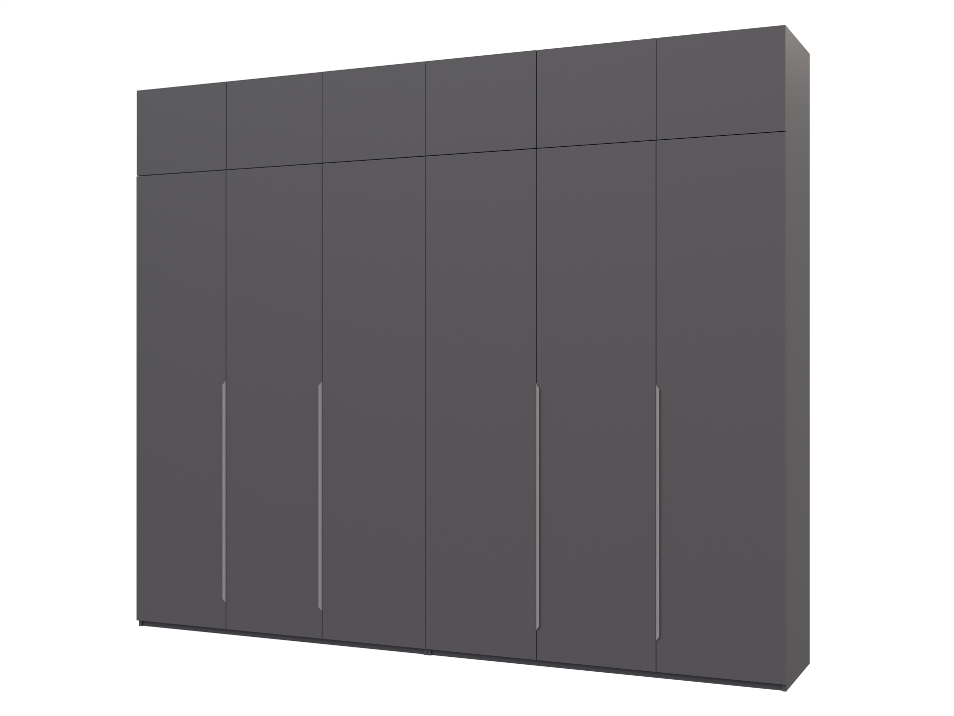 Распашной шкаф Пакс Альхейм 26 grey (silver) ИКЕА (IKEA) изображение товара