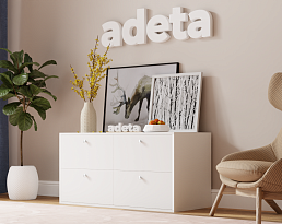 Изображение товара Комод Каллакс 14 white ИКЕА (IKEA) на сайте adeta.ru