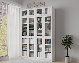 Изображение товара Книжный шкаф Билли 353 white ИКЕА (IKEA) на сайте adeta.ru